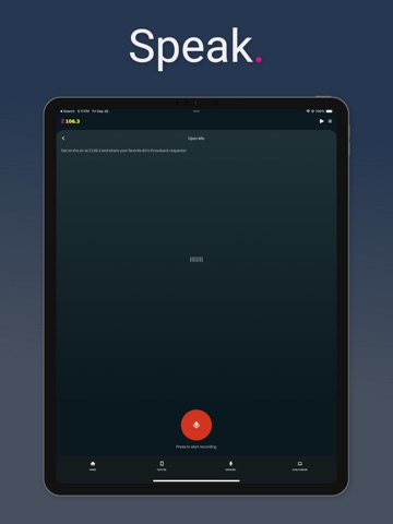 Z106.3 iPad screenshot