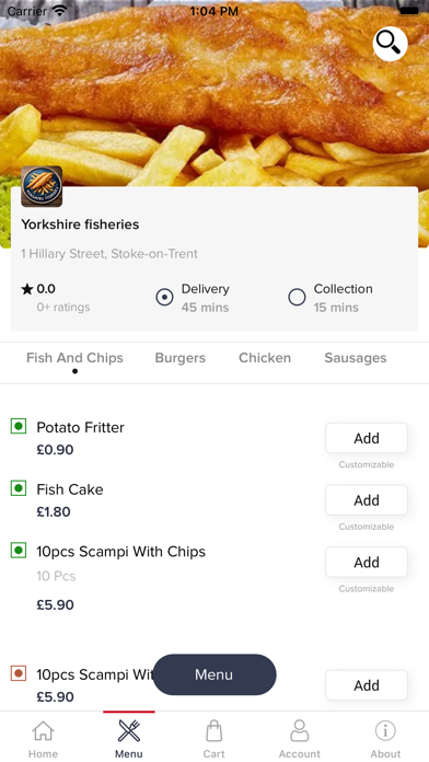 Yorkshire Fisheries Online screenshot