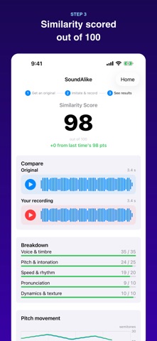 SoundAlike: Impressions iPhone screenshot