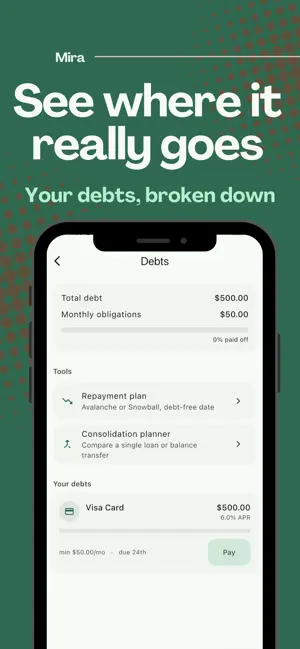 Mira: Money & Mood screenshot 3