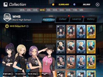 Volley Girls:High School Story iPad screenshot