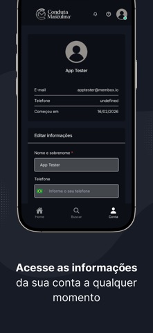 Conduta Masculina iPhone screenshot