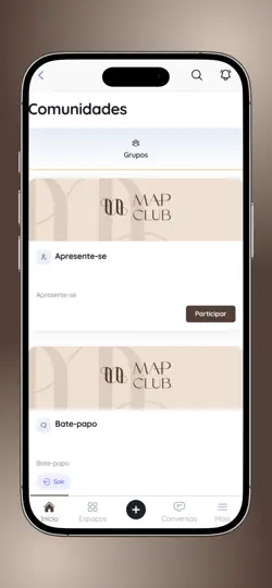 Captura de pantalla de MAP Club en iPhone 2