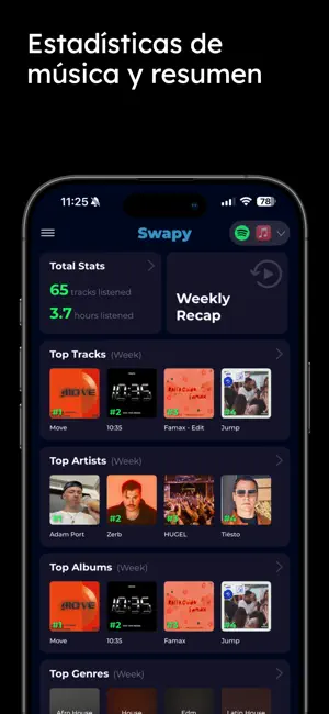 Tune my Music - Swapy iPhone screenshot 2
