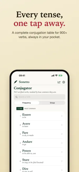 Sonetto: Learn Italian screenshot 2