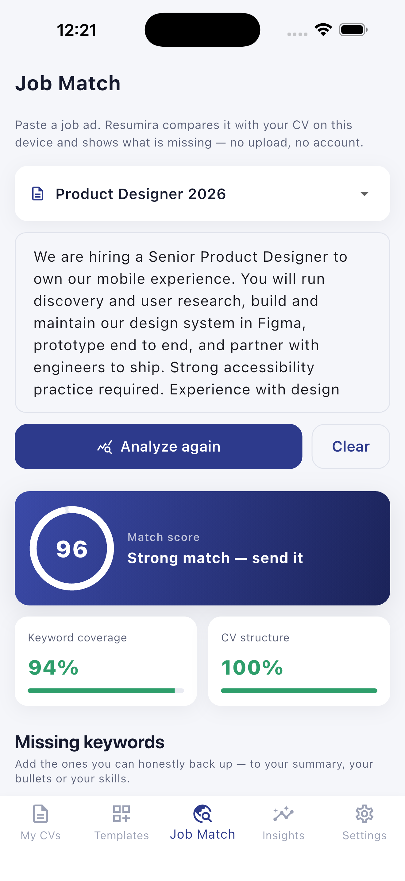 Resumira: Resume Builder CV screenshot 4