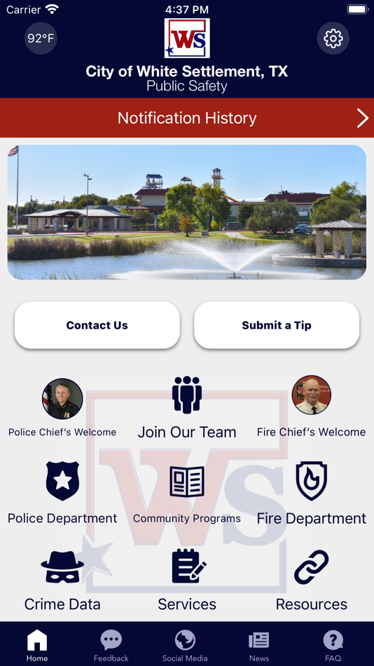 #1. White Settlement Public Safety (iOS) 由: White Settlement Police Department