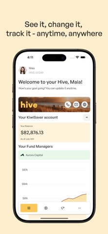 Hive: KiwiSaver, goals, advice screenshot 3