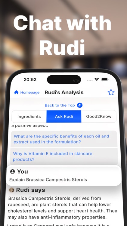 Ask Rudi: Check your Cosmetics