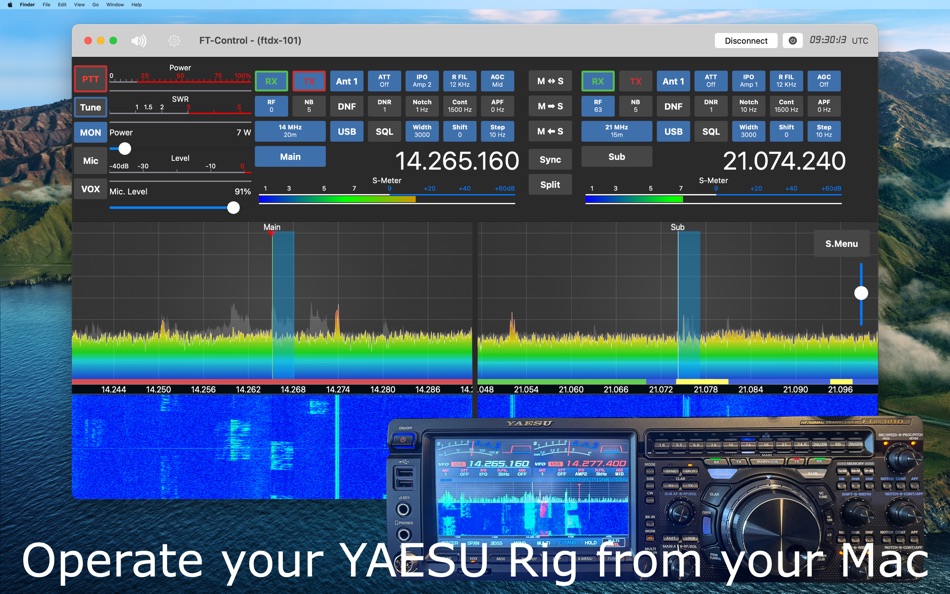 #1. FT-Control for YAESU (macOS) 게시자: Marcus Roskosch