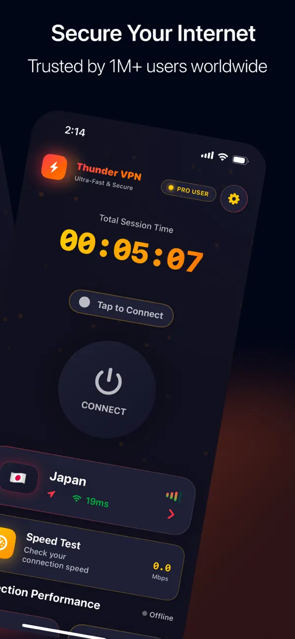 Screenshot #3 pour Thunder VPN - Proxy Unlimited