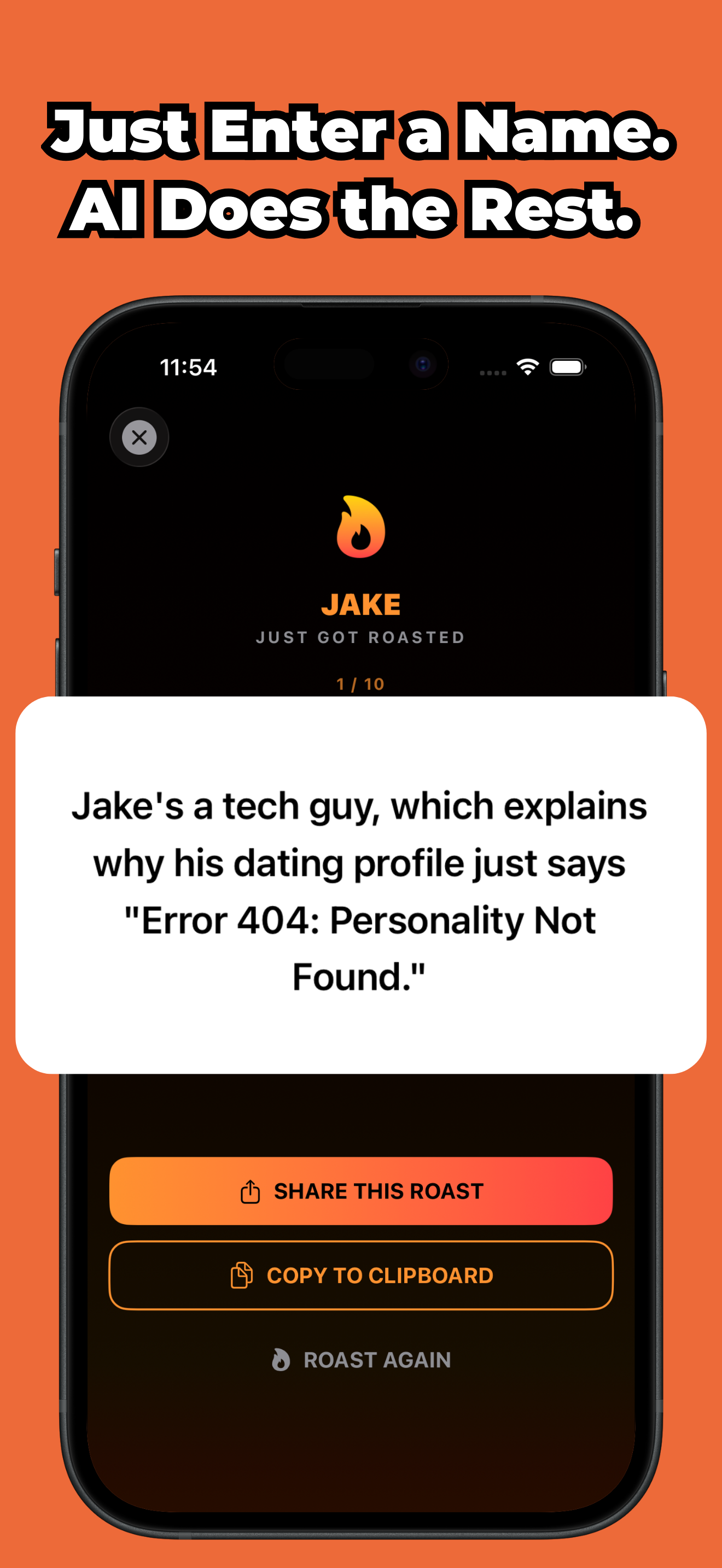 Roast App - Roast AI
