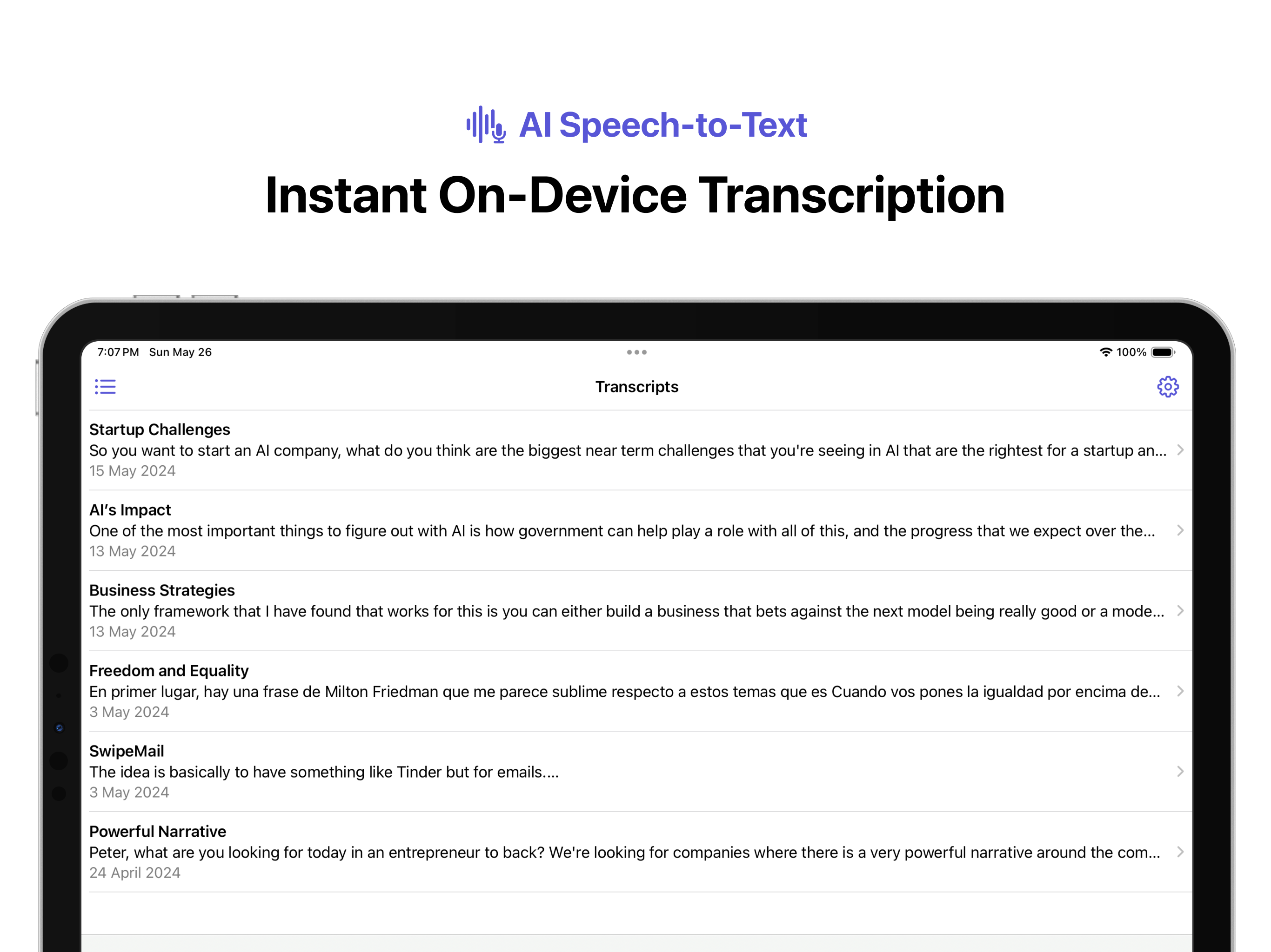 ScriptAI - Record, Transcribe