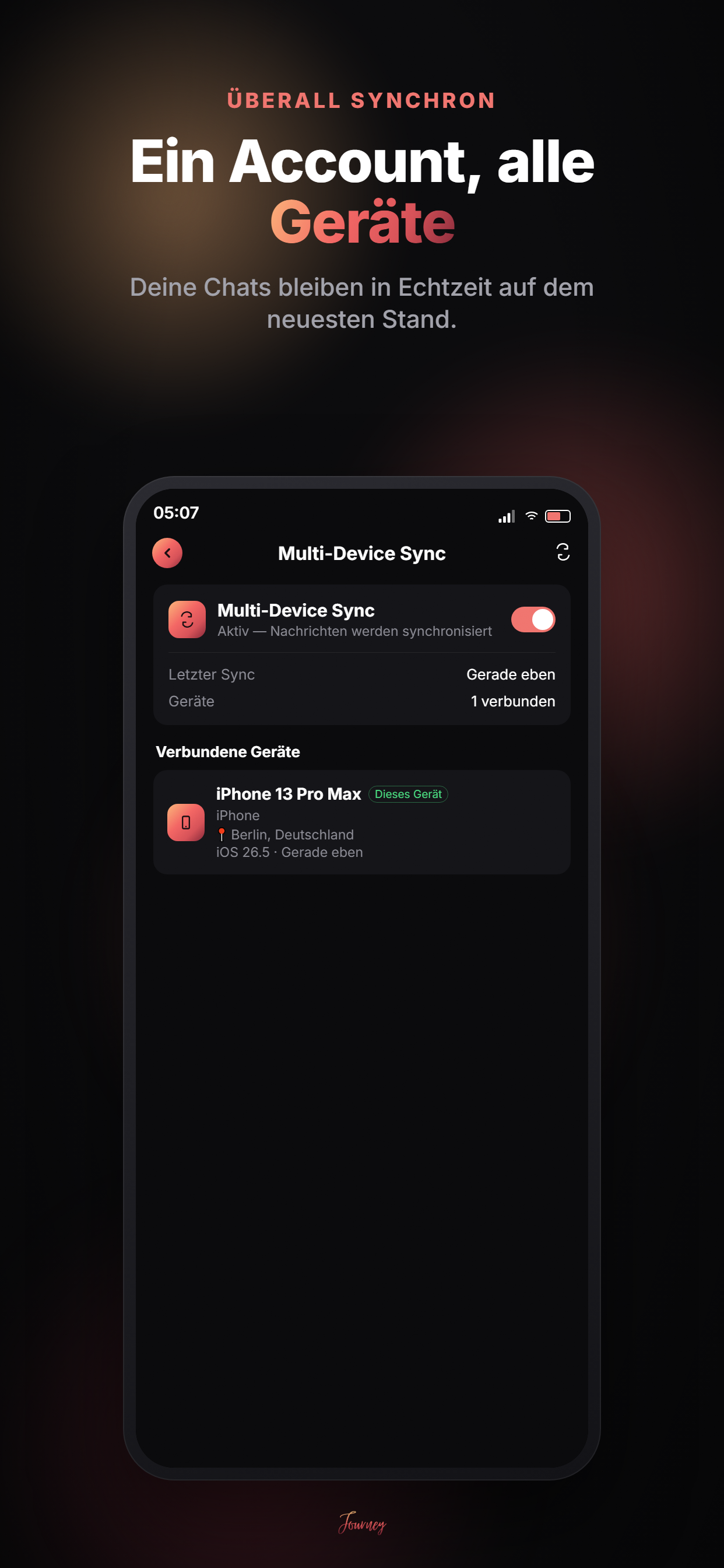 Journey - Privater Messenger screenshot 7