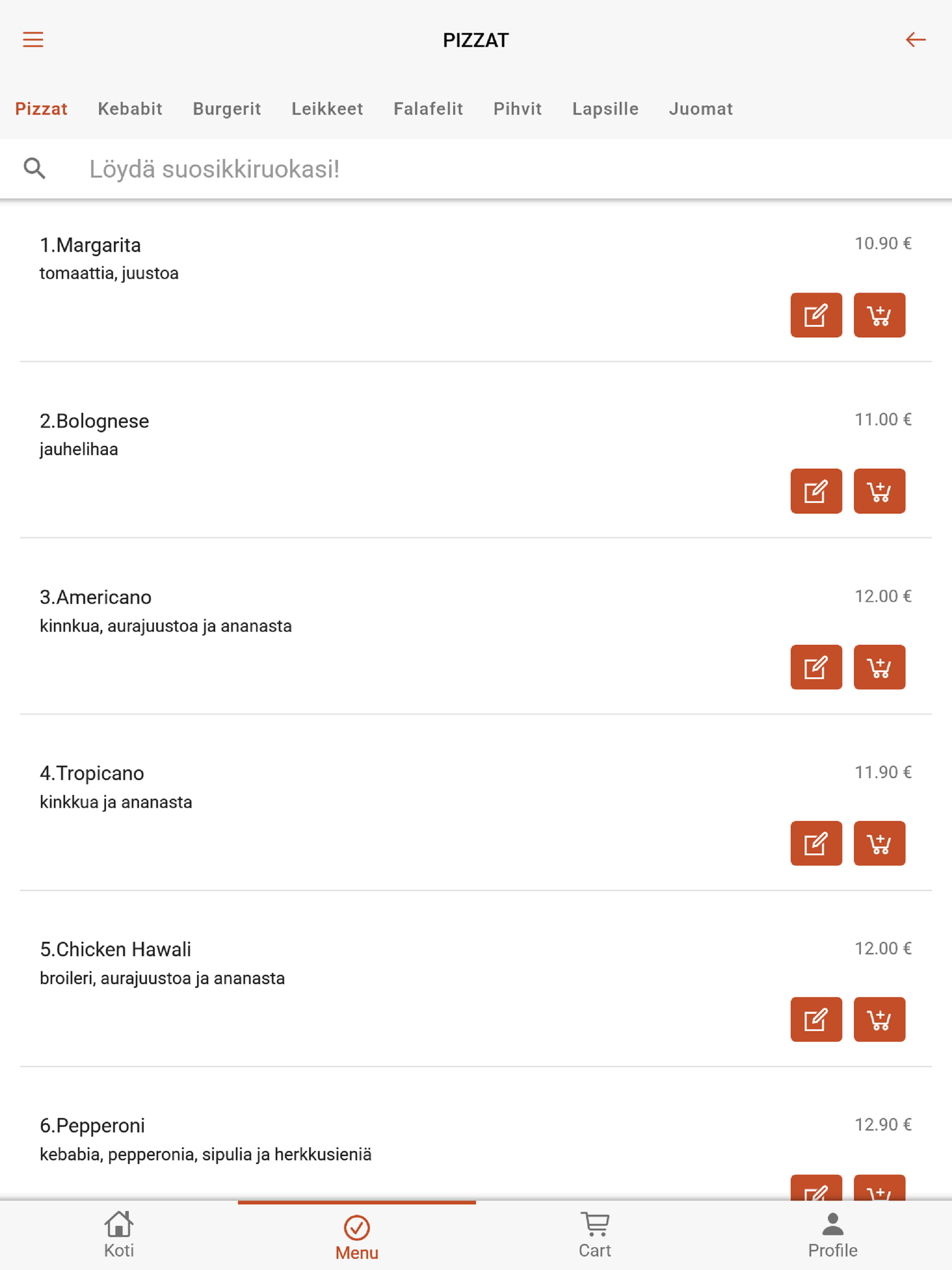Zeki Pizzeria Virkkalan screenshot 5