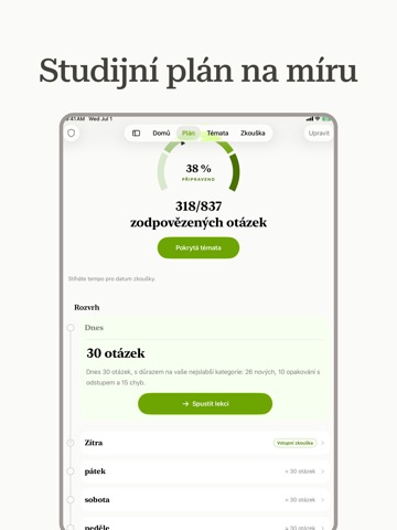Zbrojní průkaz - Testy iPad screenshot