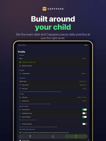 Capypass: 11+ Exam Prep iPad screenshot