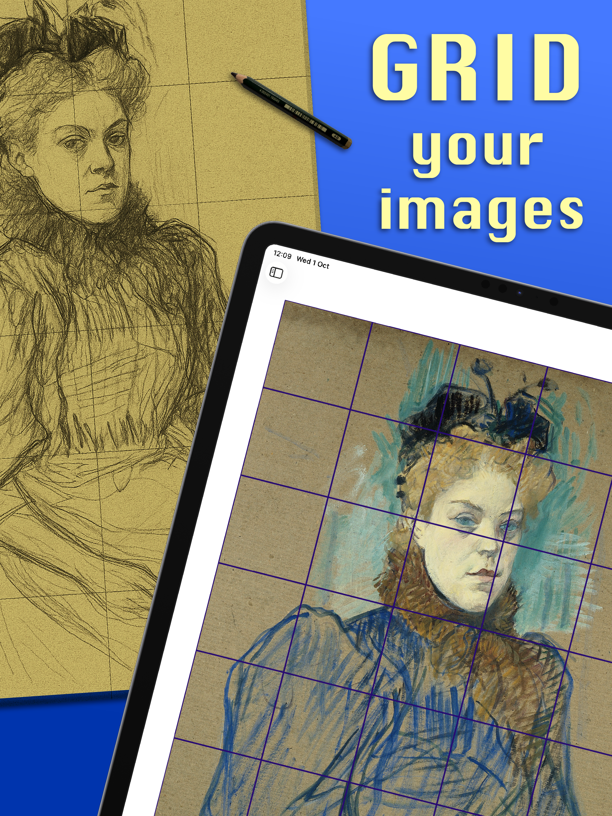 Art Grid Drawing