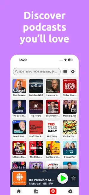 Radio Canada: Live AM FM Tuner iPhone screenshot 3