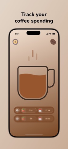 CoffeeCost: Expense Tracker Screenshot 1 of 4