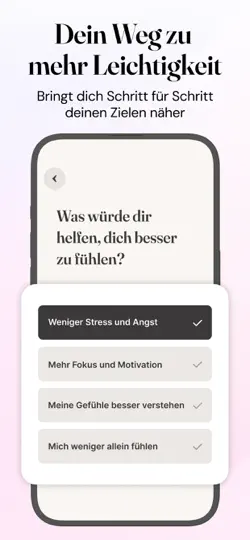 Screenshot von Ally: Stress & Wellbeing Coach auf dem iPhone 6