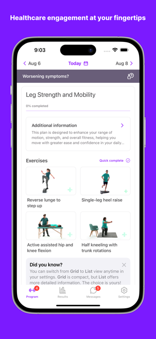 WTA PhysiApp Screenshot 4 of 6