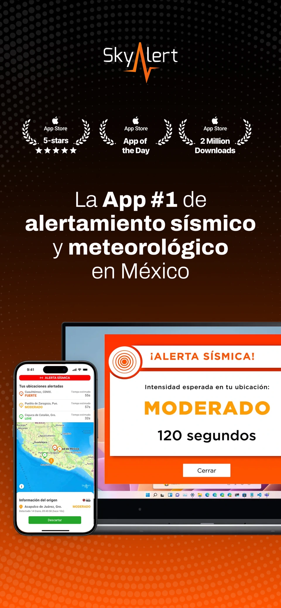 SkyAlert: Alerta Sísmica MX screenshot