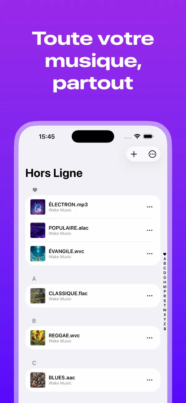 Screenshot #2 pour Wake Music Pro：Musique offline