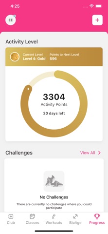 Pink Frauen Fitness. iPhone screenshot