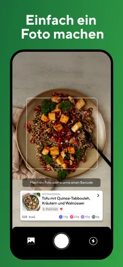 Screenshot von Lifesum: Kalorien Zähler AI auf dem iPhone 2