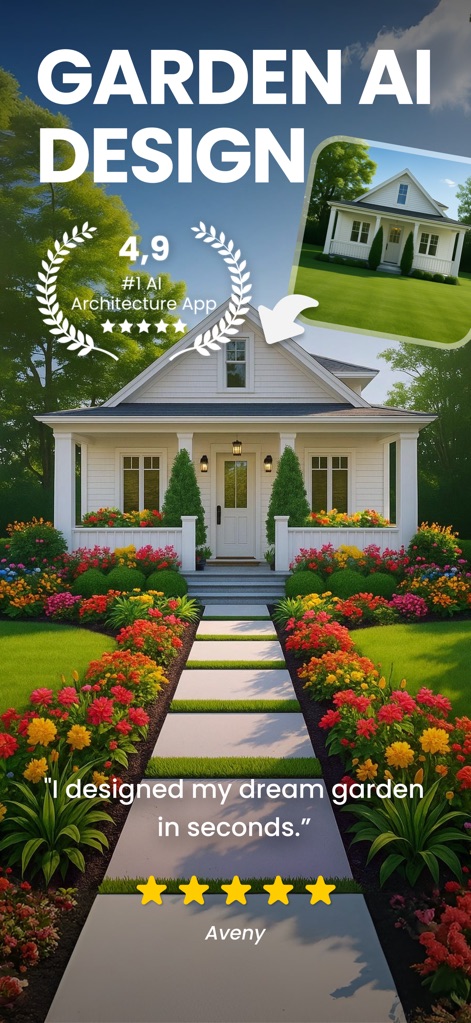 AI Garden Design: Landscape - Graphics & Design App | MWM