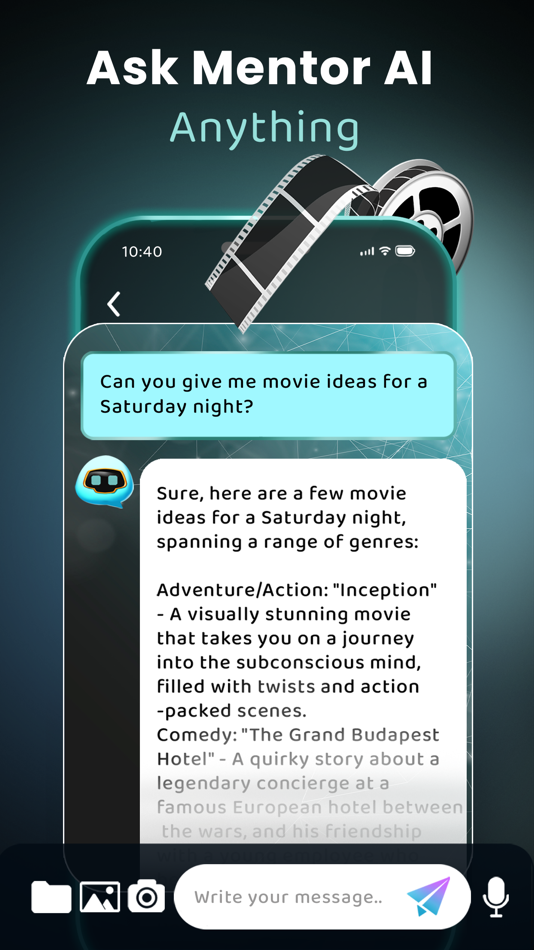 #2. Mentor AI - Ask Chatbot & Art (iOS) 由: Pati Game Studio