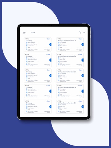 Apollo One CRM iPad screenshot