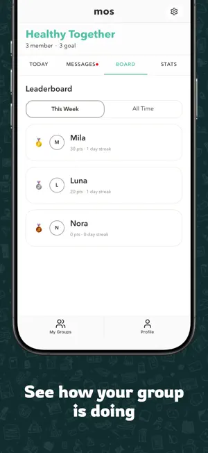 mos: group goal&habit tracker screenshot 4