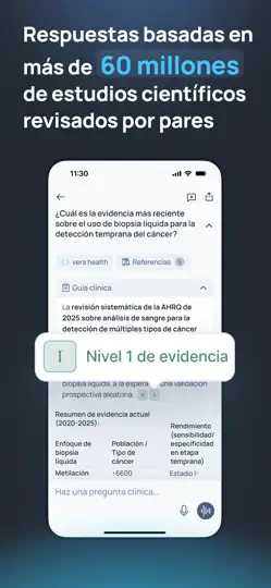 Captura de pantalla de Vera Health: IA Para Médicos en iPhone 2