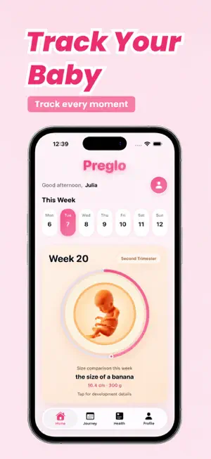 Pregnancy Tracker: Preglo screenshot 2