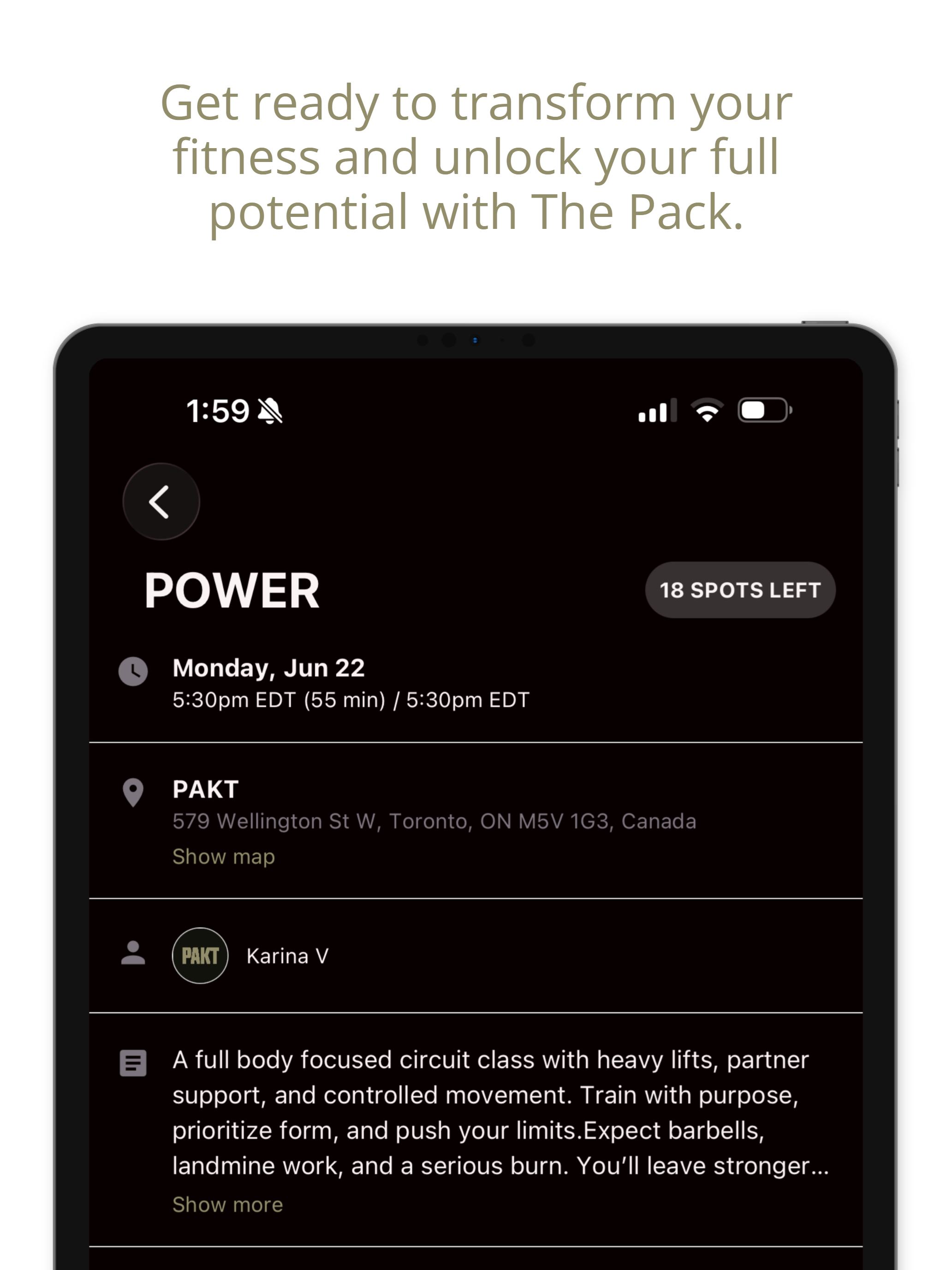 paktfitness screenshot 8
