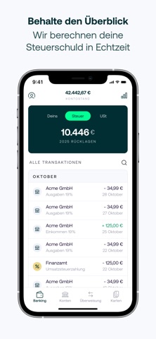 Kontist by Shine screenshot