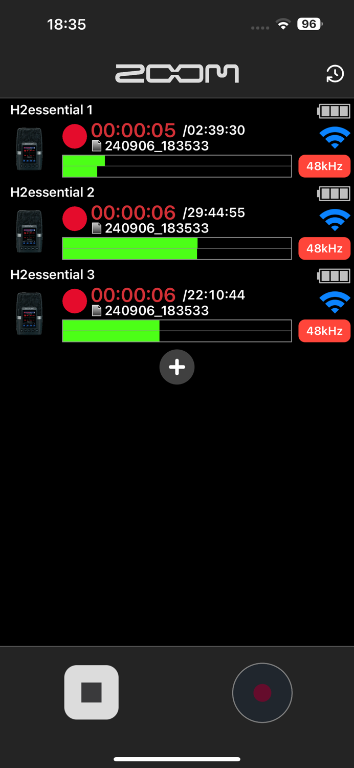 ZOOM Handy Control  Sync