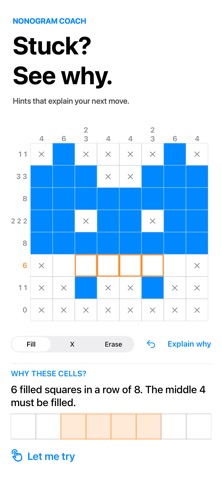 Nonogram Coach: Picross Screenshot 1 of 10