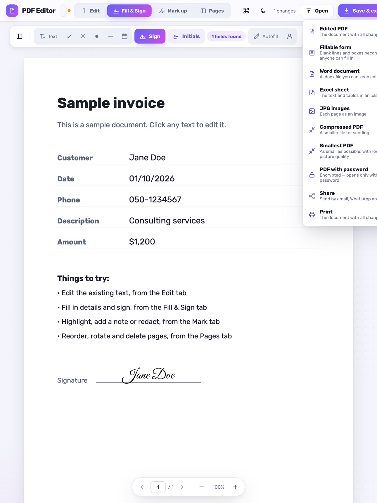 Screenshot 10 of PDF Editor- עורך PDF