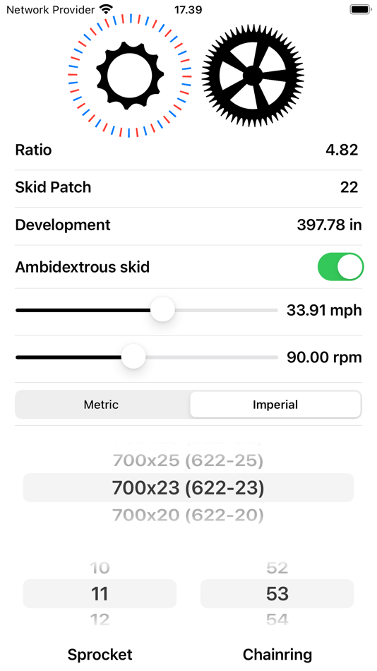 #3. FixedGearCalc (iOS) 由: Luca Meyer