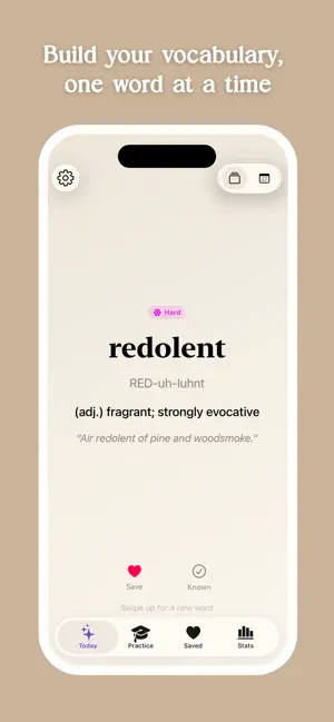 Glossy: Word of the Day screenshot 1