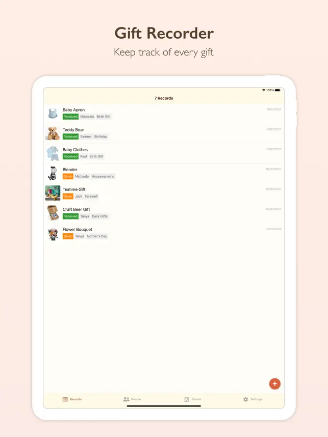 Gift Recorder: Log & Ideas4+_1
