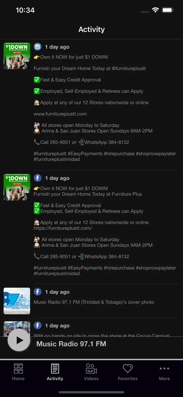 Screenshot #2 pour Music Radio 97.1 FM