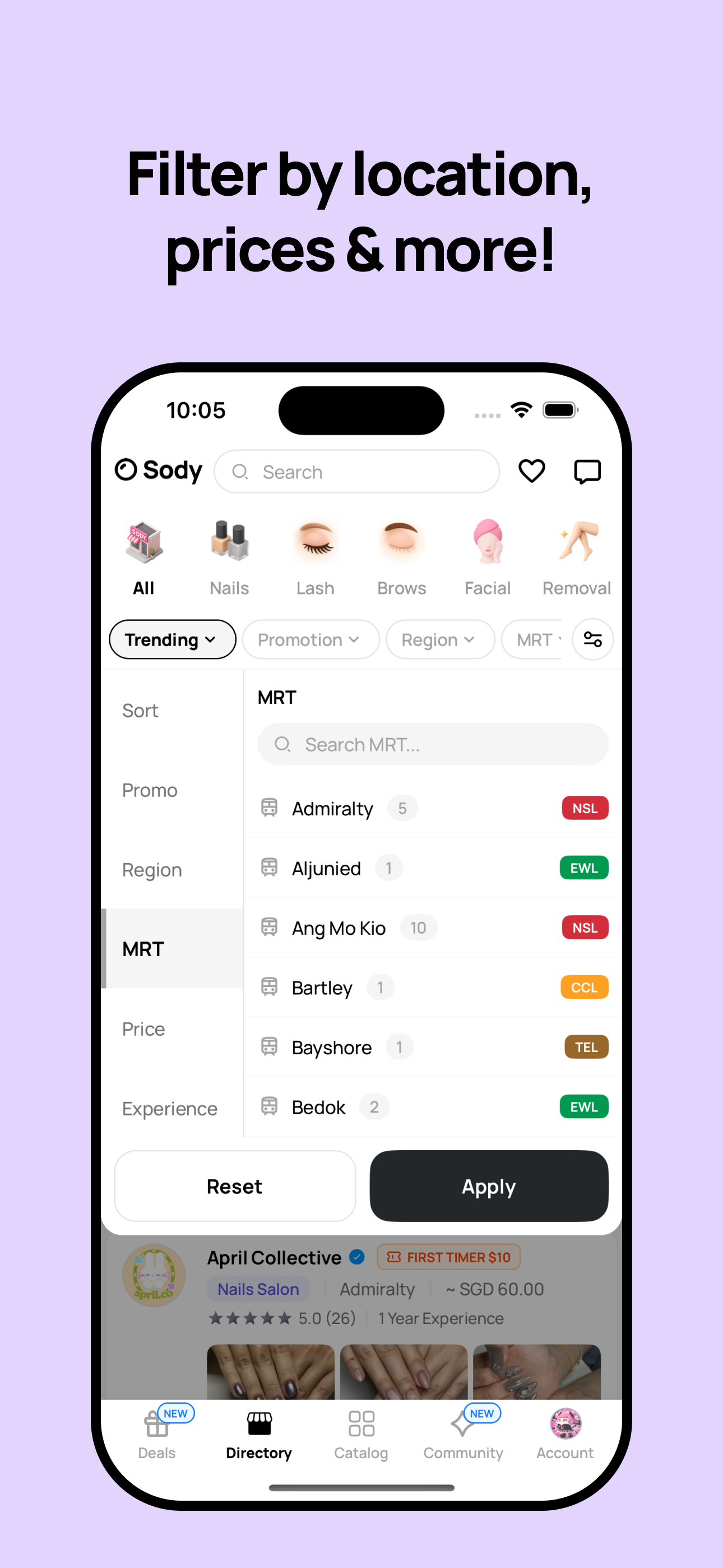 Sody — sg home-based salons