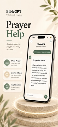 Bible GPT: Scripture Chat iPhone screenshot