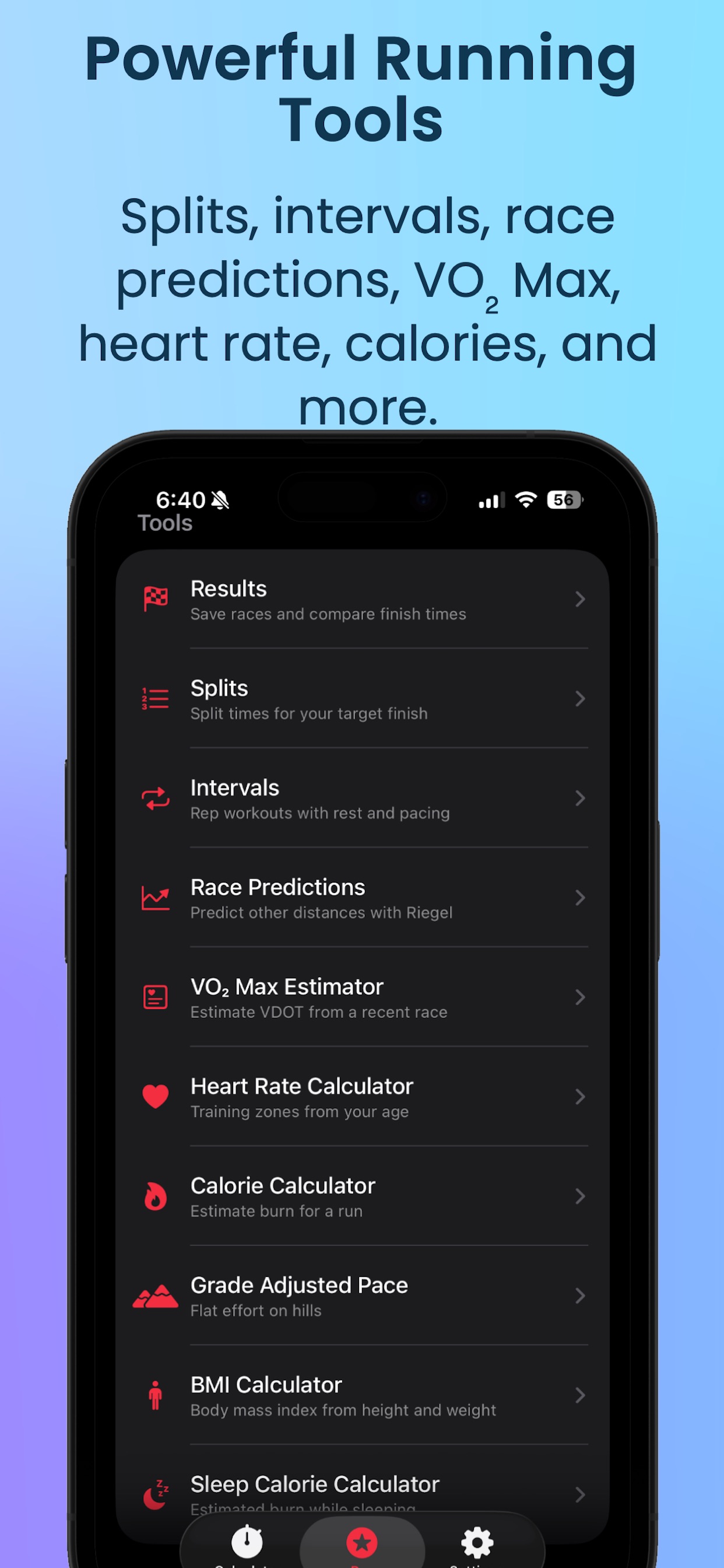 Screenshot 3 of Race Pace: Running Calculators