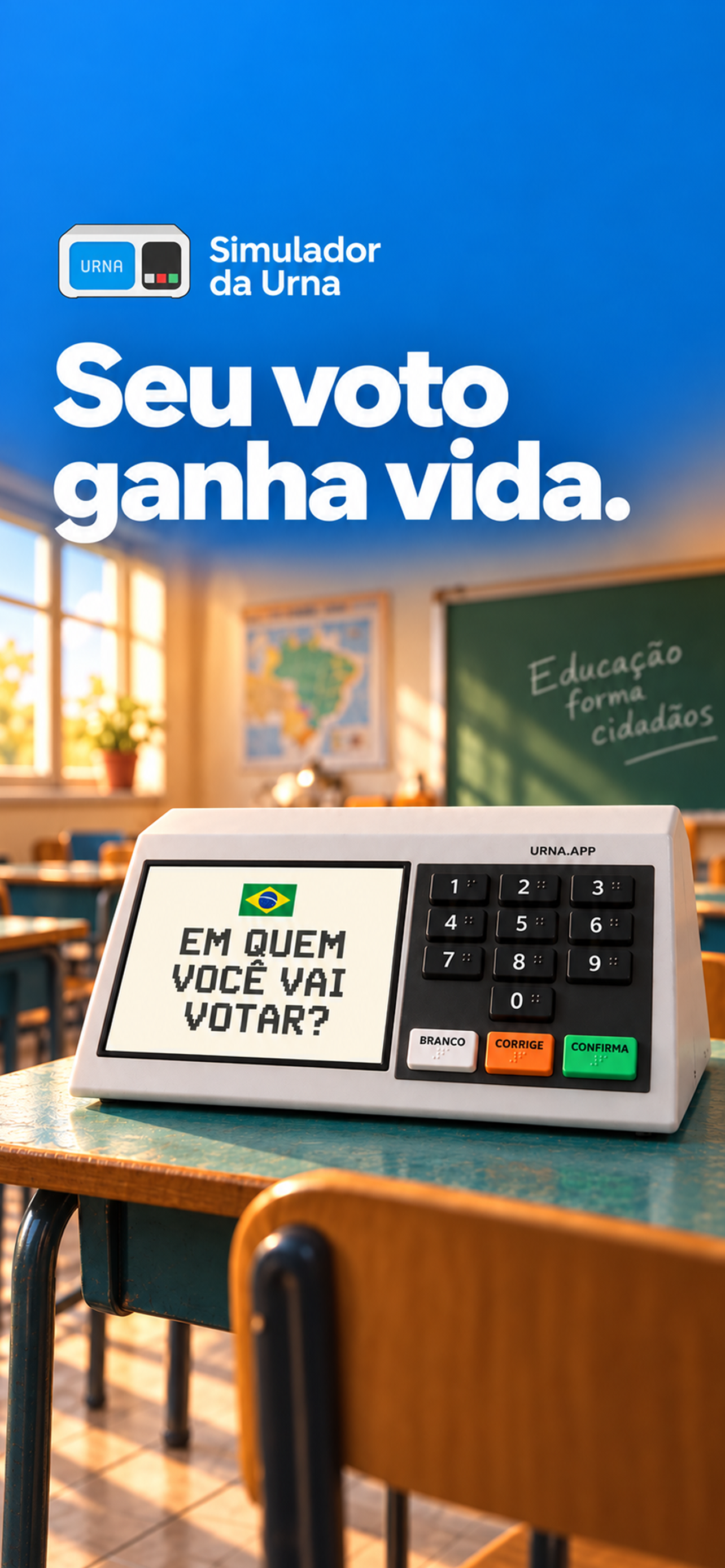 Urna Eletrônica Simulador 2026