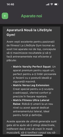 My LifeStyle Gym iPhone screenshot
